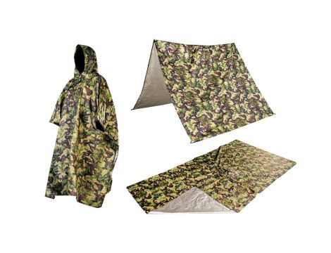 Peleryna przeciwdeszczowa 3w1 63-132