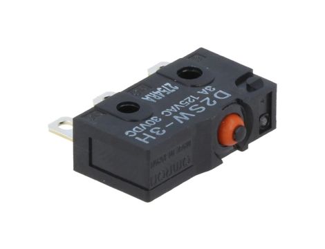 Mikroprzełącznik SNAP ACTION bez dźwigni SPDT 3A/125VAC IP67 D2SW-3H