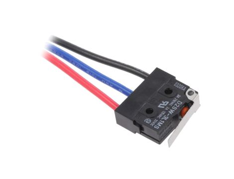 Mikroprzełącznik SNAP ACTION z dźwignią SPDT 2A/250VAC Poz 2 D2SW3L1MS