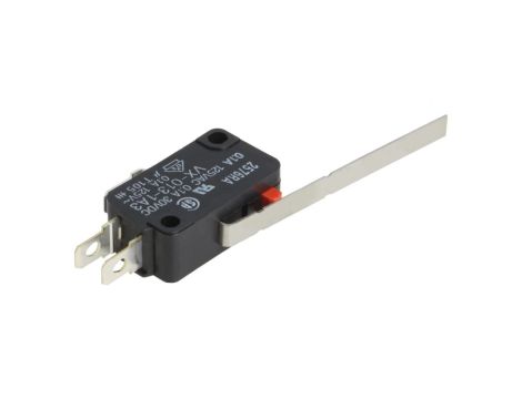 Mikroprzełącznik SNAP ACTION z dźwignią SPDT 0,1A/125VAC VX-013-1A3