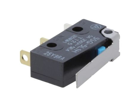 Mikroprzełącznik SNAP ACTION z dźwignią SPDT 5A/125VAC Poz 2 SSG5L1H