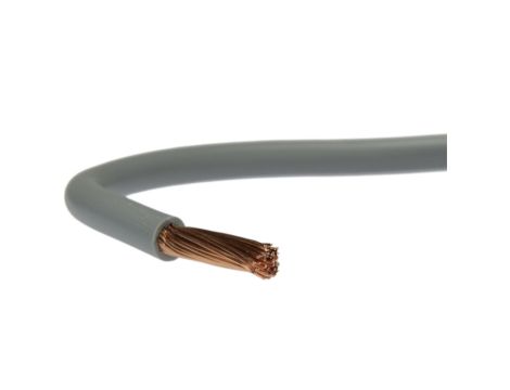 Przewód instalacyjny H07V-K / LgY 4 750V szary linka giętka Elektrokabel /100m/