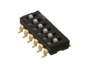 Przełącznik DIP-SWITCH Ilość sekcji 6 ON-OFF 0,025A/24VDC A6S-6104-H