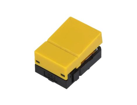 Przełącznik klawiaturowy Poz 2 SPST-NO 0,05A/24VDC żółty THT B3J-1300