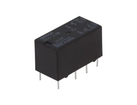 Przekaźnik elektromagnetyczny DPDT Ucewki 24VDC 0,5A/125VAC G5V-2-H1 24VDC