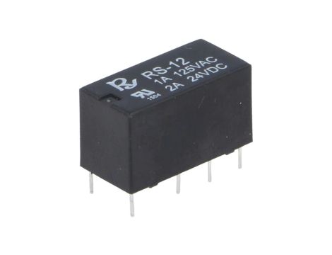 Przekaźnik elektromagnetyczny DPDT Ucewki 12VDC 1A/120VAC RS-12