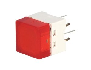 Przełącznik klawiaturowy Poz 2 SPST-NO 0,05A/24VDC czerwony B3W-9000-R1R