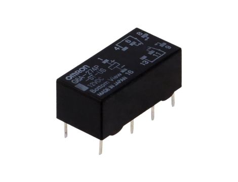 Przekaźnik elektromagnetyczny DPDT Ucewki 12VDC 0,5A/125VAC G6A-274P-ST-US 12VDC
