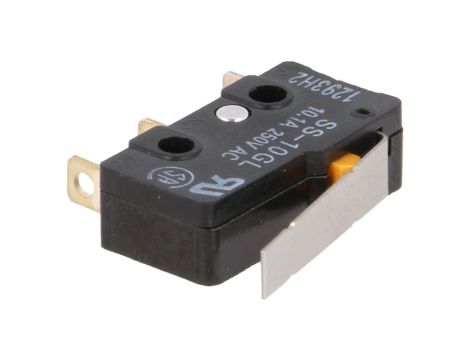 Mikroprzełącznik SNAP ACTION z dźwignią SPDT 10A/250VAC IP40 SS-10GL