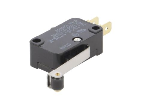 Mikroprzełącznik SNAP ACTION z dźwignią (z rolką) SPDT V15G61C25K