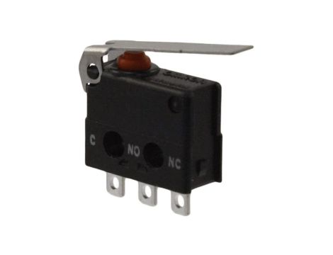 Mikroprzełącznik SNAP ACTION z dźwignią SPDT 0,1A/30VDC IP67 D2JW-01K11
