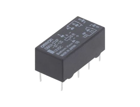 Przekaźnik elektromagnetyczny DPDT Ucewki 12VDC 0,5A/125VAC G6AU-274P-ST-US 12DC