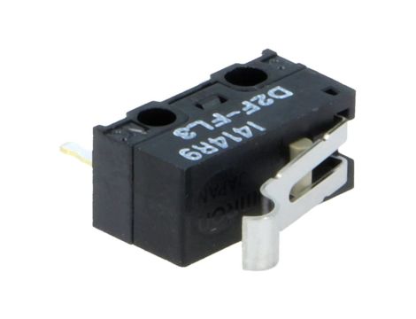 Mikroprzełącznik SNAP ACTION z dźwignią symulującą rolkę D2F-FL3