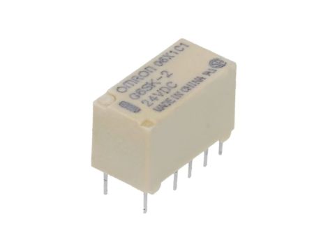 Przekaźnik elektromagnetyczny DPDT Ucewki 24VDC 0,5A/125VAC G6SK-2 DC24