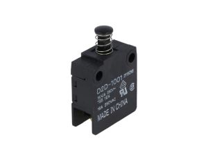 Przełącznik drzwiowy Poz 2 SPST-NO 16A/250VAC czarny śrubowy D2D-1001