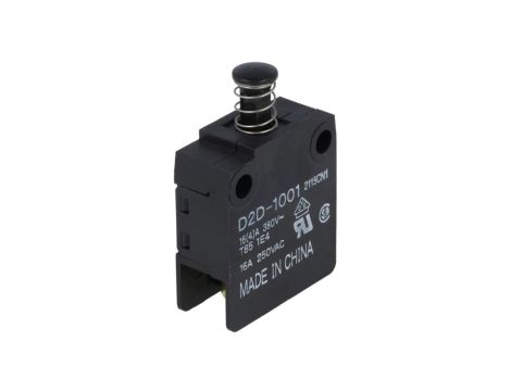 Przełącznik drzwiowy Poz 2 SPST-NO 16A/250VAC czarny śrubowy D2D-1001