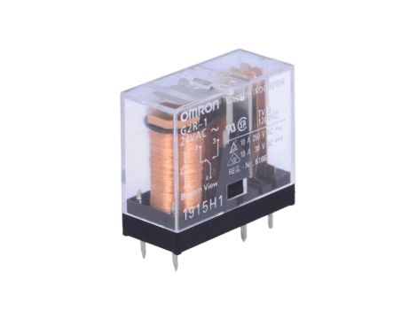 Przekaźnik elektromagnetyczny SPDT 24VAC 10A/250VAC G2R-1 24VAC