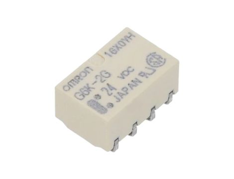 Przekaźnik elektromagnetyczny DPDT Ucewki 24VDC 0,3A/125VAC G6K-2G DC24