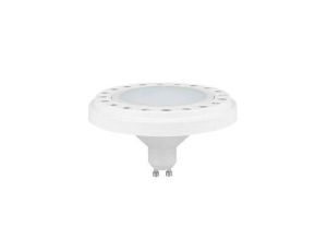 Żarówka SISERO2 ES111 LED gu10 15W W/WW 15 led 2835 230V AR111 ciepła biała obudowa biała aluminium 1500lm