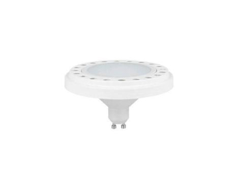 Żarówka SISERO2 ES111 LED gu10 15W W/WW 15 led 2835 230V AR111 ciepła biała obudowa biała aluminium 1500lm