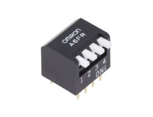 Przełącznik DIP-SWITCH Ilość sekcji 4 ON-OFF 0,025A/24VDC A6FR4104