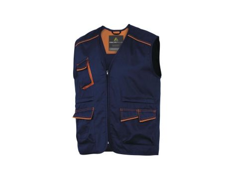 Kamizelka panostyle z poliestru (65) i bawełny (35) 235 g/m? kolor granatowo-pomarańczowy rozmiar 3XL CORP M6GILBM3X