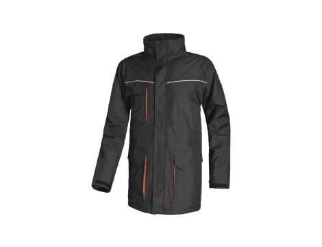 Kurtka z poliestru ripstop powlekanego PVC - podszewka z polaru kolor czarny rozmiar S CORP MALLONOPT