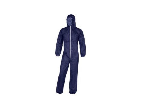 Kombinezon z kapturem z włókniny polipropylenowej kolor granatowy rozmiar XL CORP PO109XG