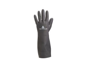 Rękawice z neoprenu flokowane dł. 38 cm gr. 075 mm kolor czarny rozmiar 10/11 MAIN VE510NO10