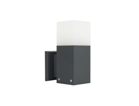 Kinkiet zewnętrzny Cube CB-K DG, E27 max 20W, kolor antracyt, 0438621