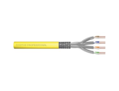 Kabel teleinformatyczny S/FTP kat.7A LS0H drut żółty B2ca DK-1745-A-VH-5 /500m/