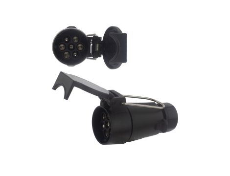 Gniazdo przyczepowe 7-pin 12V plastikowe podwieszane