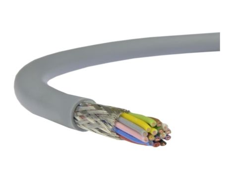 Przewód sterowniczy w ekranie LIYCY 300/300V 16x0,14 szary linka TKD /100m/