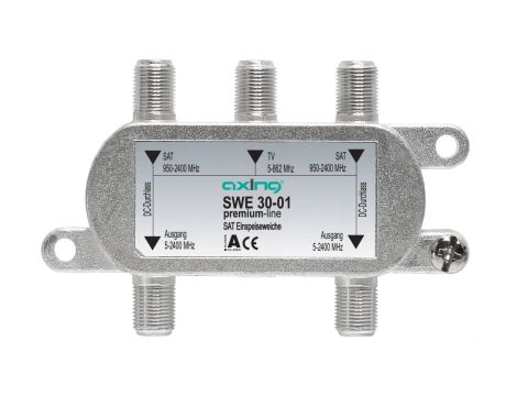 Zwrotnica antenowa Sumator RTV + 2x TV SAT (TWIN) SWE 30-01 AXING