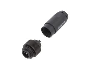 Złącze: okrągłe wtyk 692/693,693,RD24 męskie PIN: 7 srebrzony 99 4217 14 07