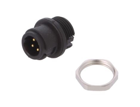 Złącze: okrągłe gniazdo 710 męskie PIN: 4 nieekranowane 3A 09 0981 00 04