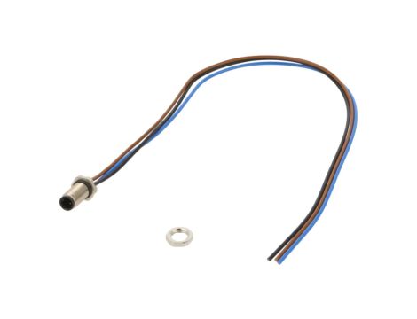 Złącze: M5 gniazdo męskie przewody PIN: 3 1A proste IP67 60V 09 3105 86 03