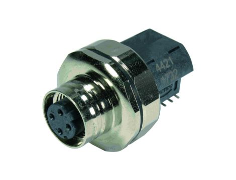 Złącze M12 żeńskie kątowe 4pin 57V 21033814422