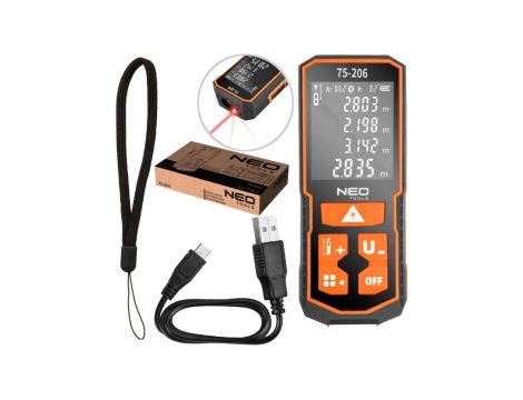 Miernik dystansu dalmierz laserowy 0,05 - 100m IP54 NEO