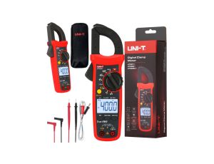 Multimetr cęgowy z autozakresem, pomiarem True RMS i temperatury miernik uniwersalny z wyświetlaczem LCD UNI-T UT202+