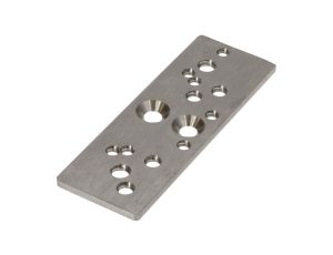 Akcesoria czujnik, płytka adaptacyjna, 3x30x85mm, stal nierdzewna 1.4305, AY000144