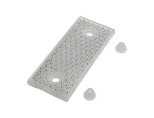 Akcesoria optyczne, odbłyśnik, 6x96x76mm, samoprzylepny, -40-70C, IP67, PMMA+PMMA, polaryzacja, AO000415