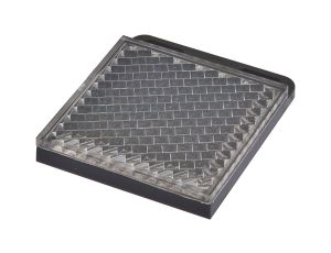 Akcesoria optyczne, odbłyśnik, 8,5x60x51mm, otwór na śrubę, 2xØ4,8mm, -25-100C, IP67, AO000152