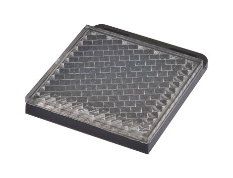 Akcesoria optyczne, odbłyśnik, 8,5x60x51mm, otwór na śrubę, 2xØ4,8mm, -25-100C, IP67, AO000152
