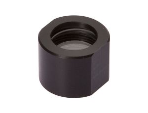 Akcesoria optyczne, osłona ochronna, M18x1, tworzywo sztuczne+szkło, z szybą termoizolacyjną, AO000297