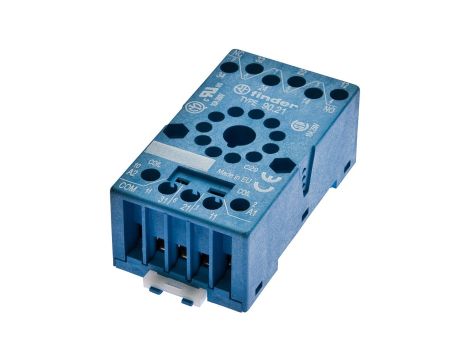 Akcesoria, Gniazdo przekaźnikowe, Gniazdo wtykowe końcowe, 27x67x38mm, 250V, Złącze śrubowe 11pin, AV000004