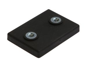 Akcesoria, Magnes, 31x6,9x43mm, neodymowo-żelazowy, gwint wewnętrzny M4, guma, AY000130