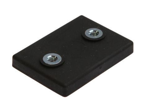 Akcesoria, Magnes, 31x6,9x43mm, neodymowo-żelazowy, gwint wewnętrzny M4, guma, AY000130