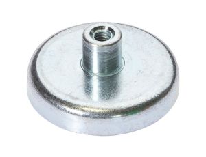 Akcesoria, Magnes, Ø47mm, twardy ferryt, gwint wewnętrzny M6, 200C, stal, AY000128