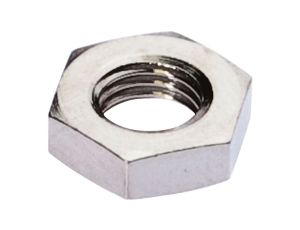 Akcesoria, nakrętka sześciokątna, M8x1, rozmiar klucza 13 mm, mosiądz niklowany, AY000024